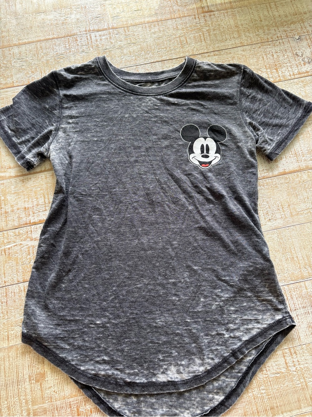 Disney Mickey Mouse Gray Short Sleeve Tee